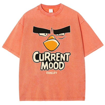 Current Mood Angry Funny Vintage Distressed T-shirt