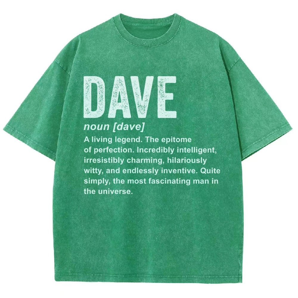 Dave Definition  Funny Dave Vintage Distressed T-shirt
