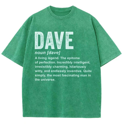 Dave Definition  Funny Dave Vintage Distressed T-shirt