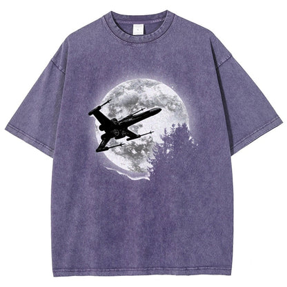 Moonlight Fighter Vintage Distressed T-shirt