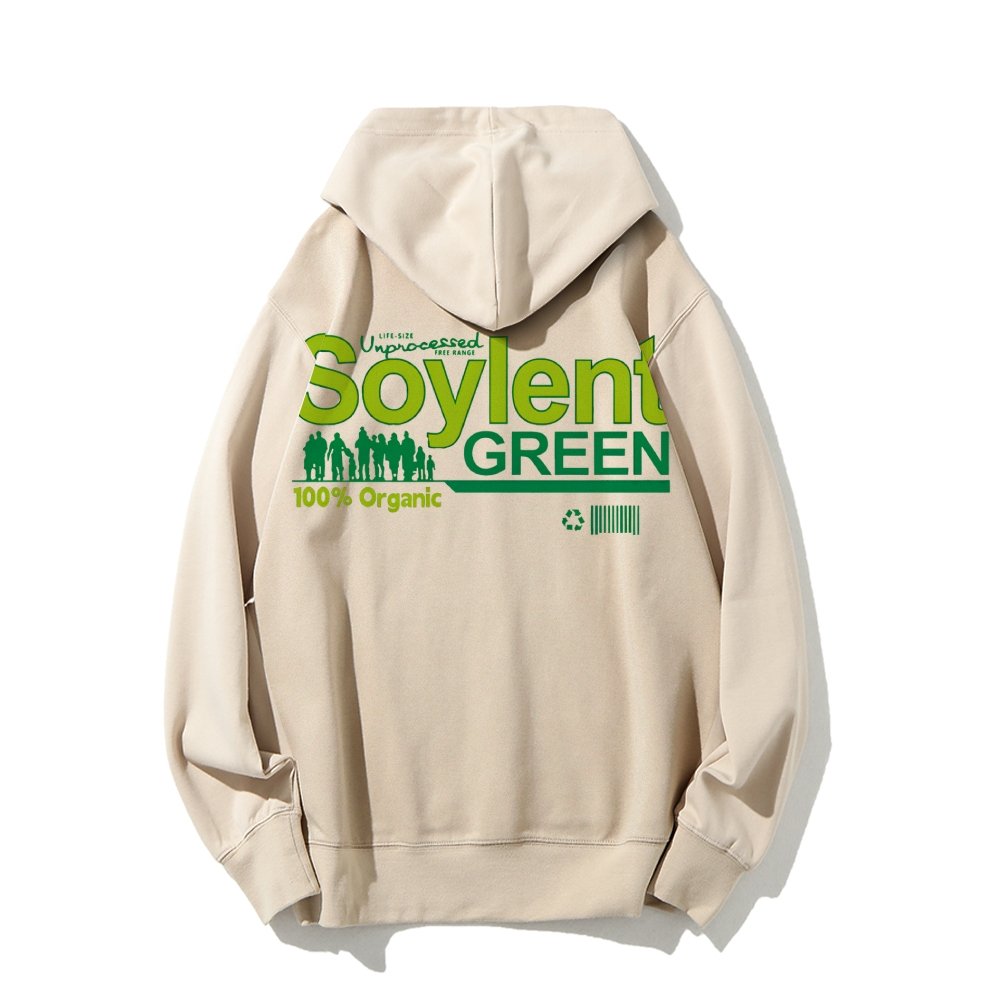 Soylent Green Printed Back Cotton Hoodie