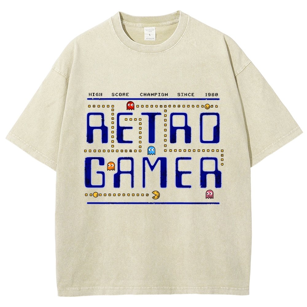 Retro Gamer Vintage Distressed T-shirt