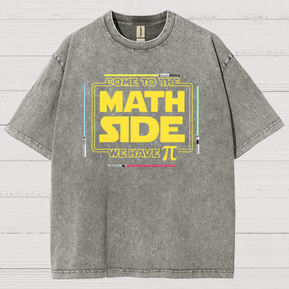 Come To The Nerd Side We Have Pi Vintage Distressed T-shirt