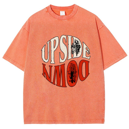 Upside Down Vintage Distressed T-shirt