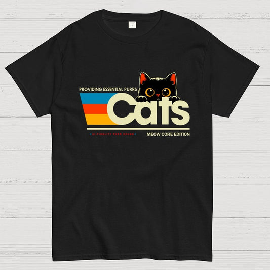 Retro Cats Geek T-Shirt