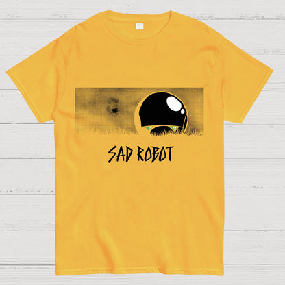 Sad Robot Geek T-Shirt