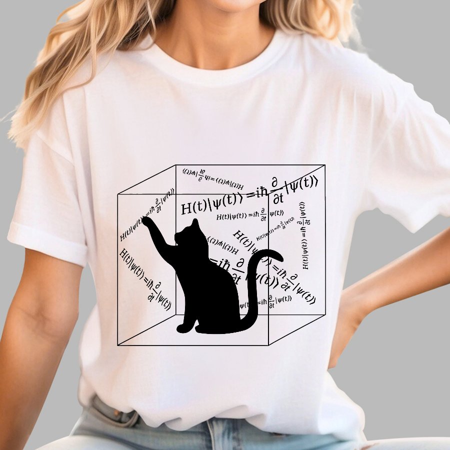 Schrödinger Cat Geeky T-Shirt