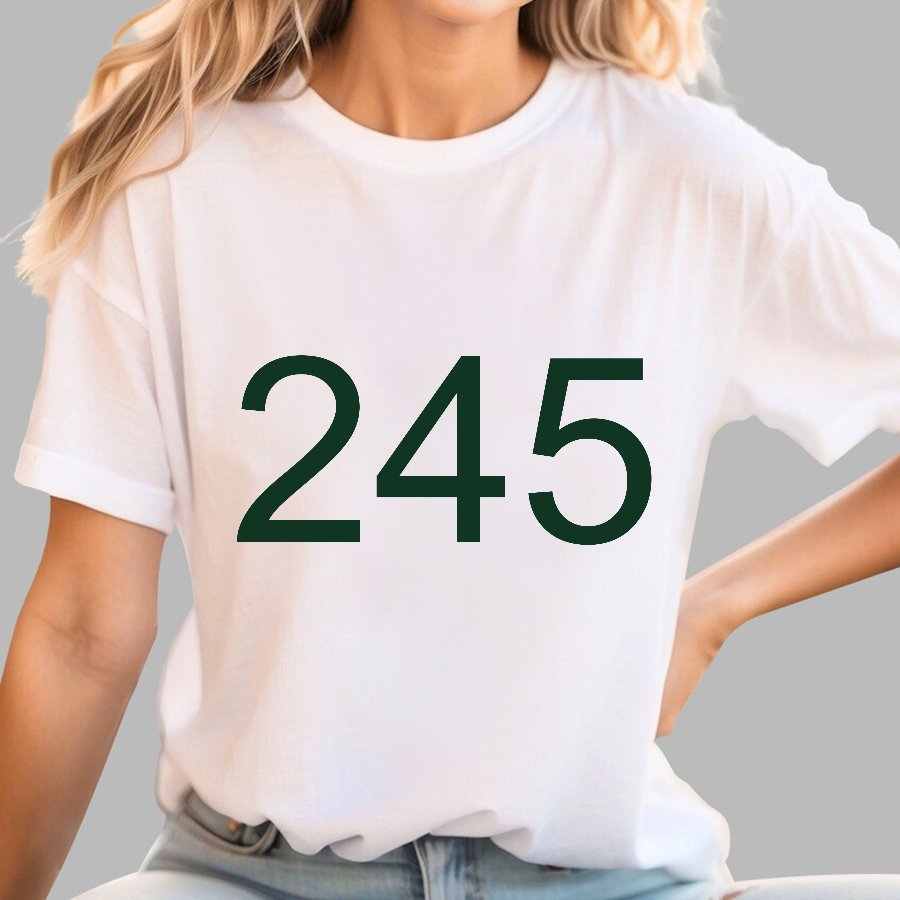 Number 245 Game Movie Geek T-Shirt