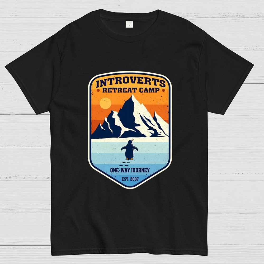 Introverts Retreat Camp Geek T-Shirt