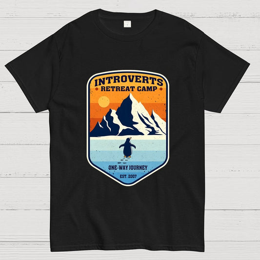 Introverts Retreat Camp Geek T-Shirt