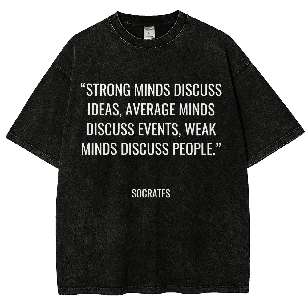 Socrates Quotes Vintage Distressed T-shirt