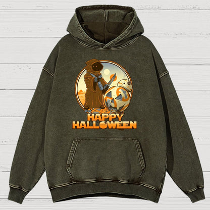 Happy Halloween Vintage Distressed Hoodie