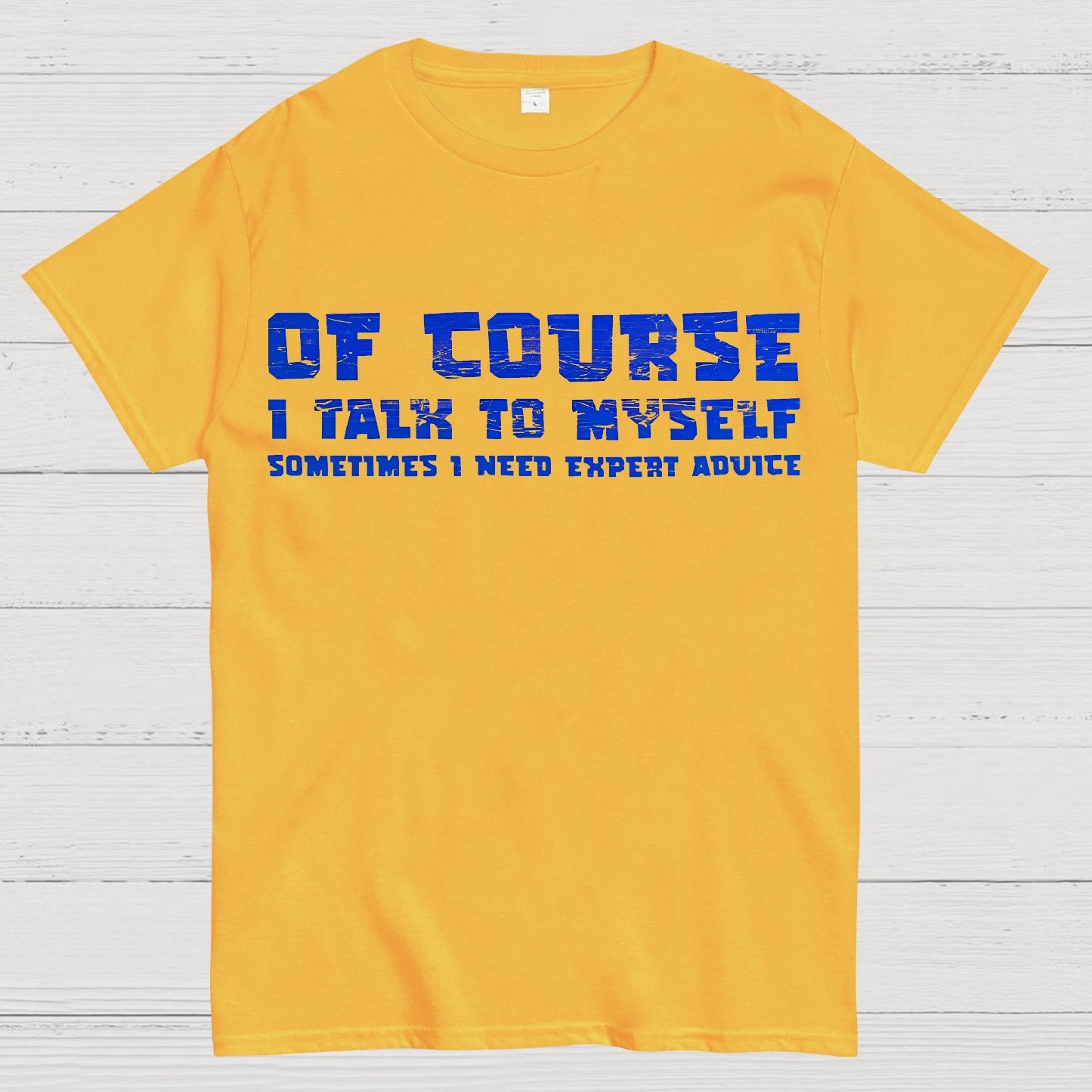 Of Course I Talk To My Self Geek T-Shirt