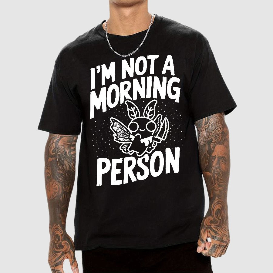 Not A Morning Bug Geek T-Shirt