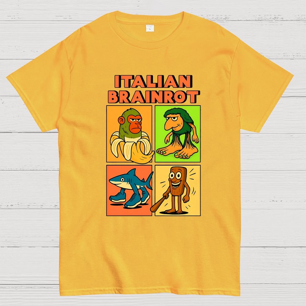 Italian Brainrot Meme Geek T-Shirt