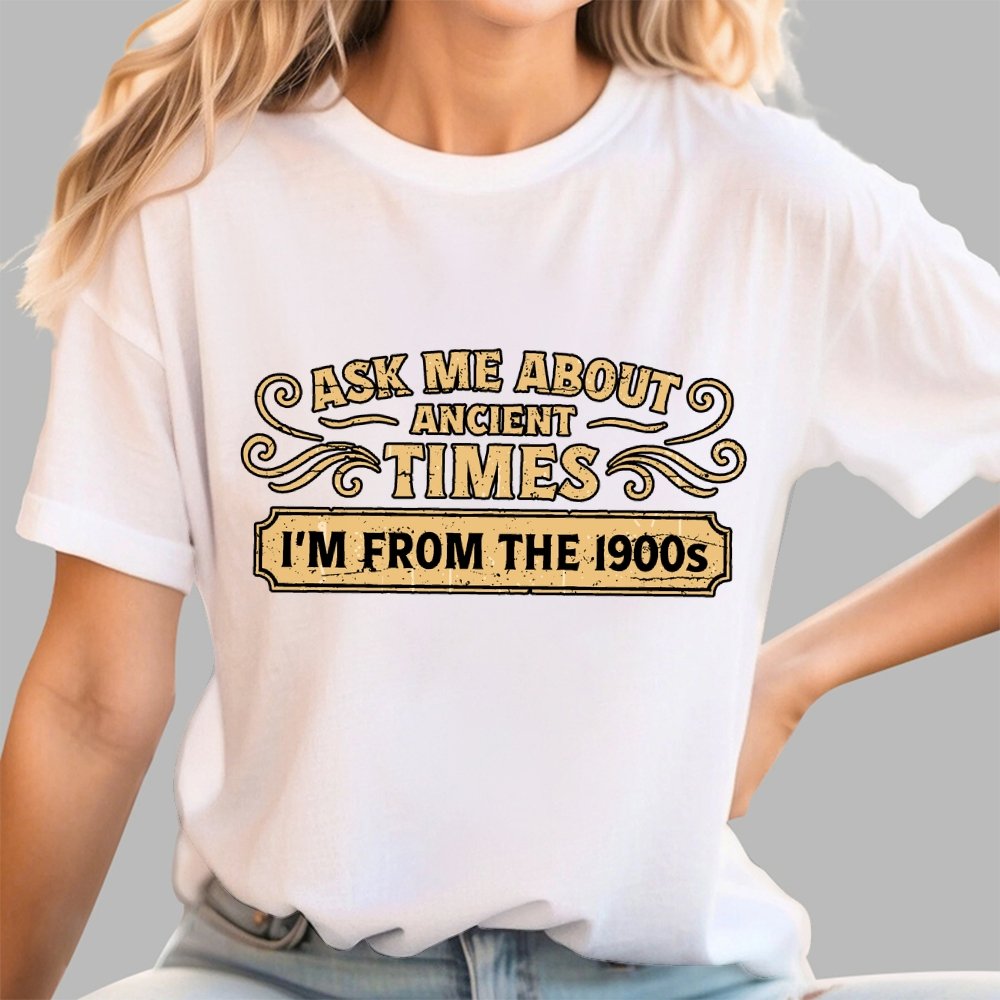 Ask Me About Ancient Times Geek T-Shirt