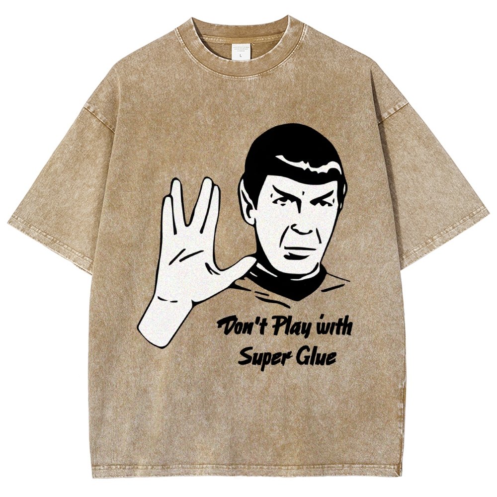 Don't Play With Superglue  Vintage Distressed T-shirt