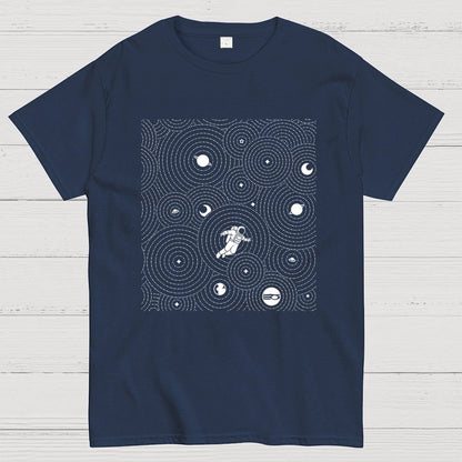 Zen Garden Astronaut Pattern Geek T-Shirt