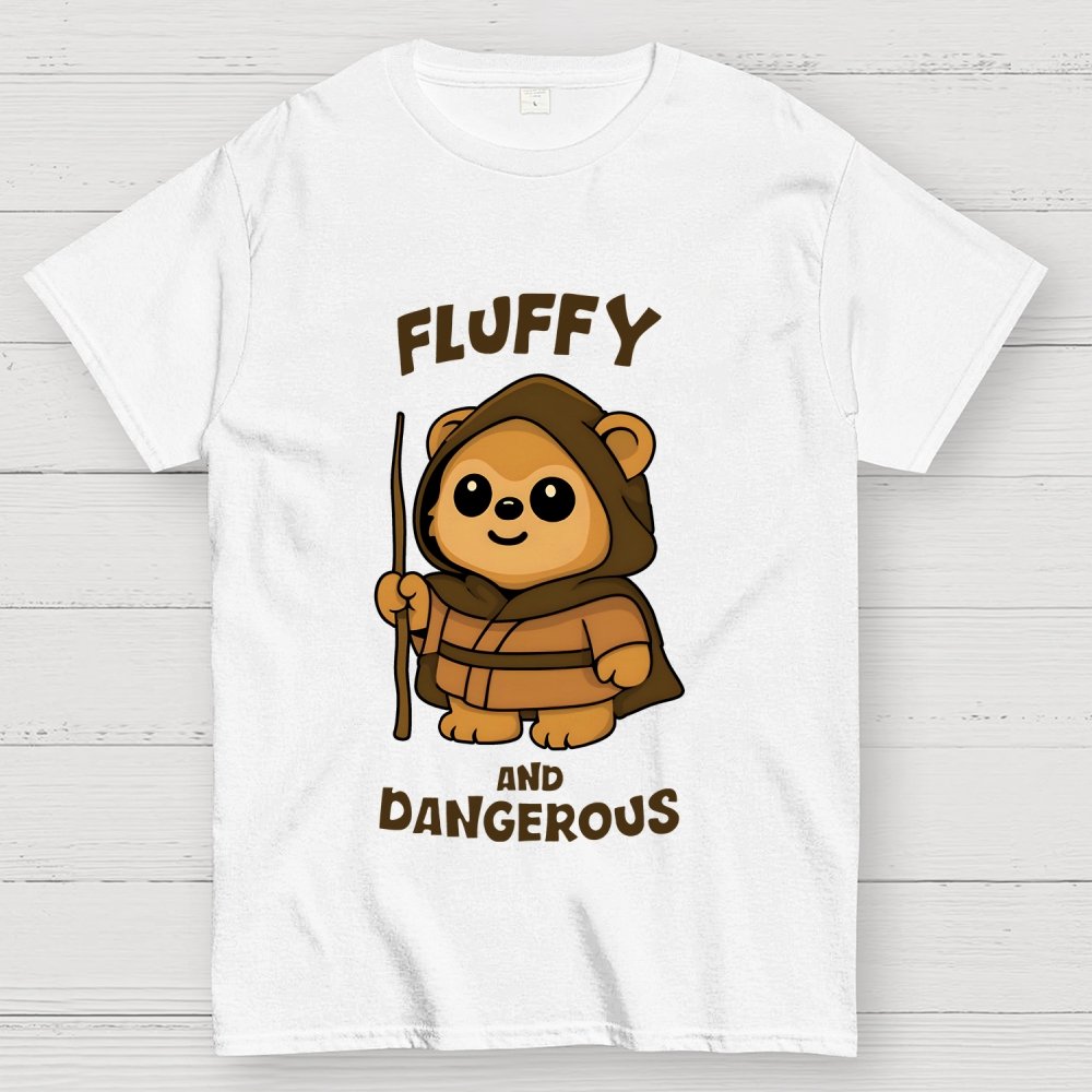 Fluffy and Dangerous Geek T-Shirt