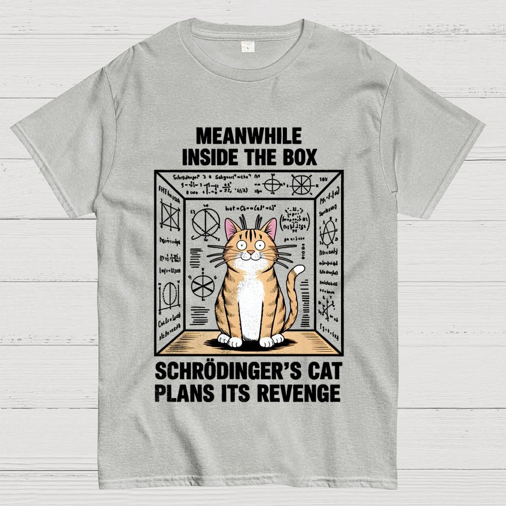 Schrodinger's Cat Escape Plan Geek T-Shirt