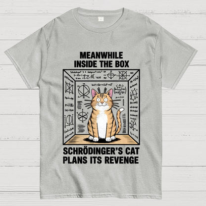 Schrodinger's Cat Escape Plan Geek T-Shirt