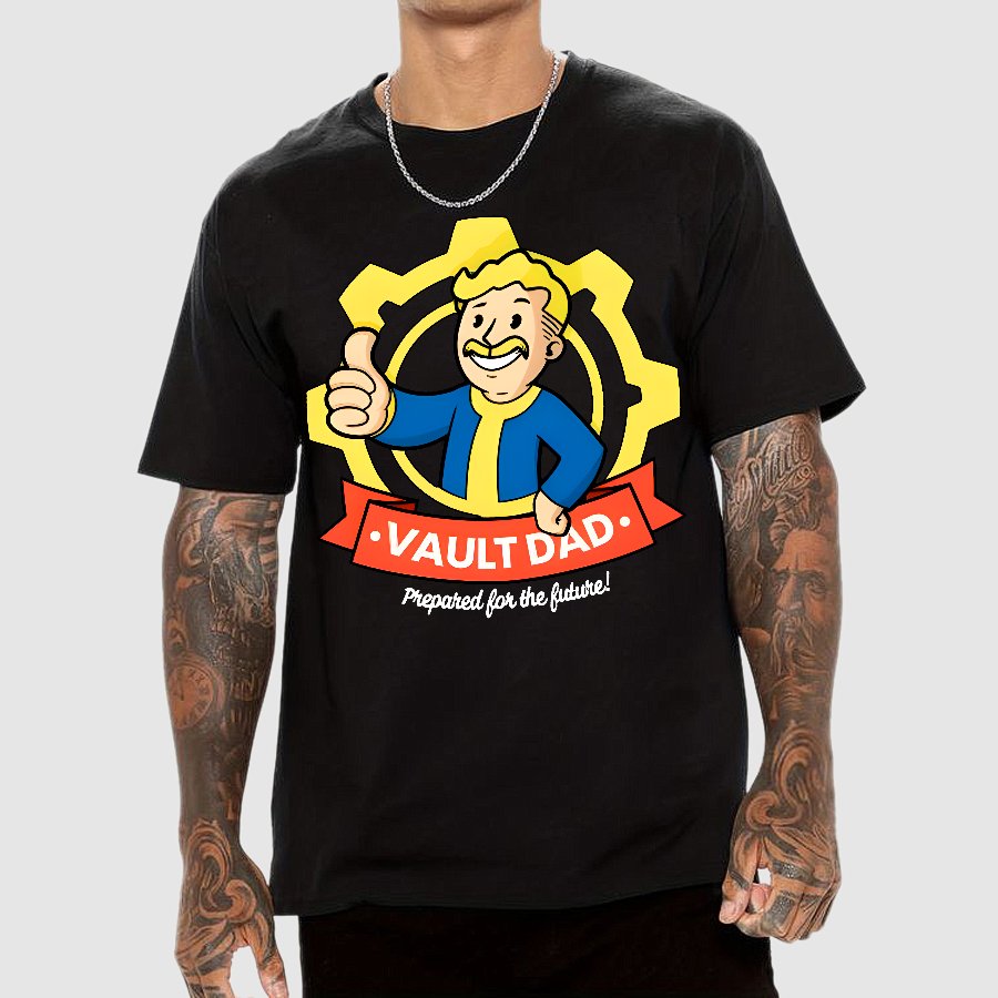 Vault Dad Geek T-Shirt