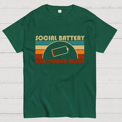 Low Social Battery Geek T-Shirt