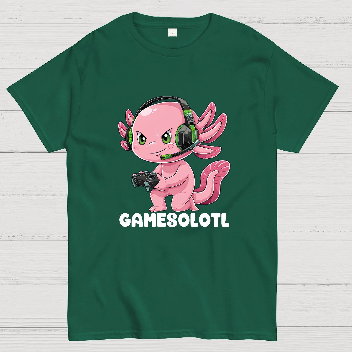 Gamer Axolotl Geek T-Shirt
