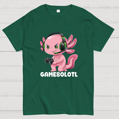 Gamer Axolotl Geek T-Shirt