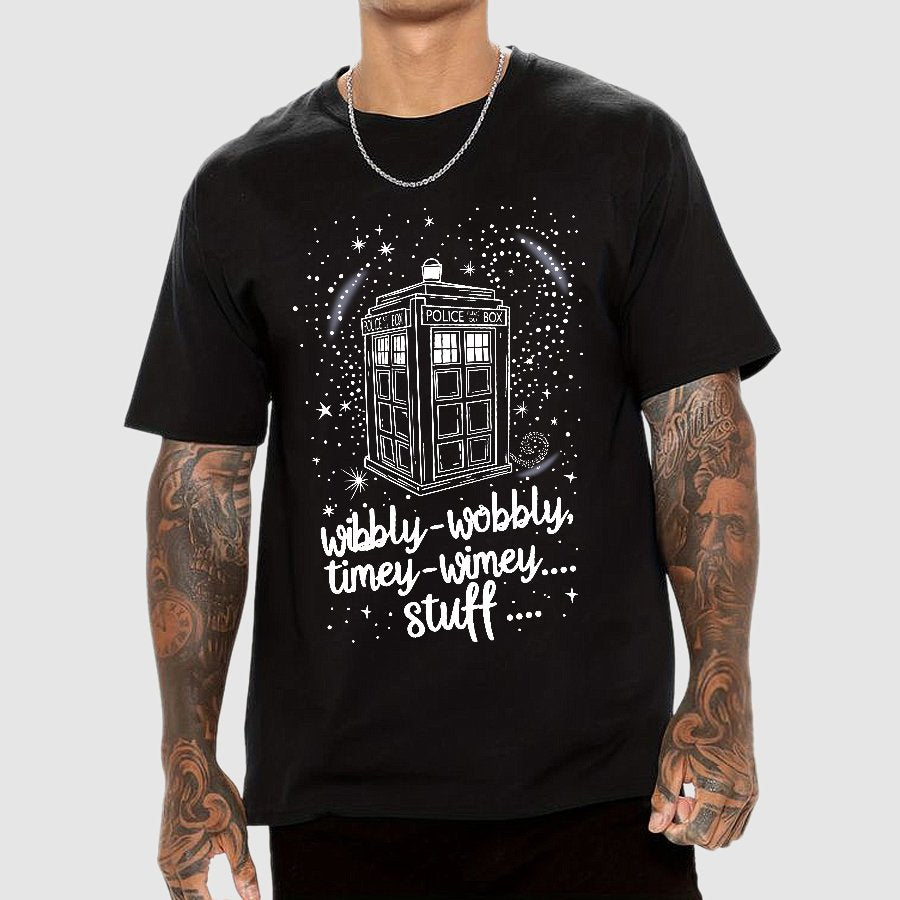Wibbly wobbly, timey wimey Christmas Geek T-Shirt