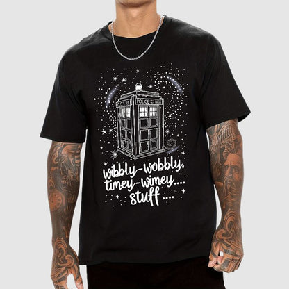 Wibbly wobbly, timey wimey Christmas Geek T-Shirt