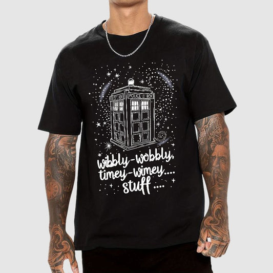 Wibbly wobbly, timey wimey Christmas Geek T-Shirt