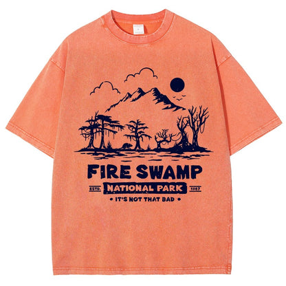 Flame Swamp National Park Vintage Distressed T-shirt