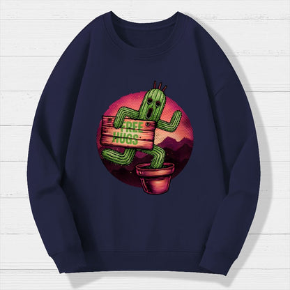 Huggable Cactus Geek Cotton Sweatshirt
