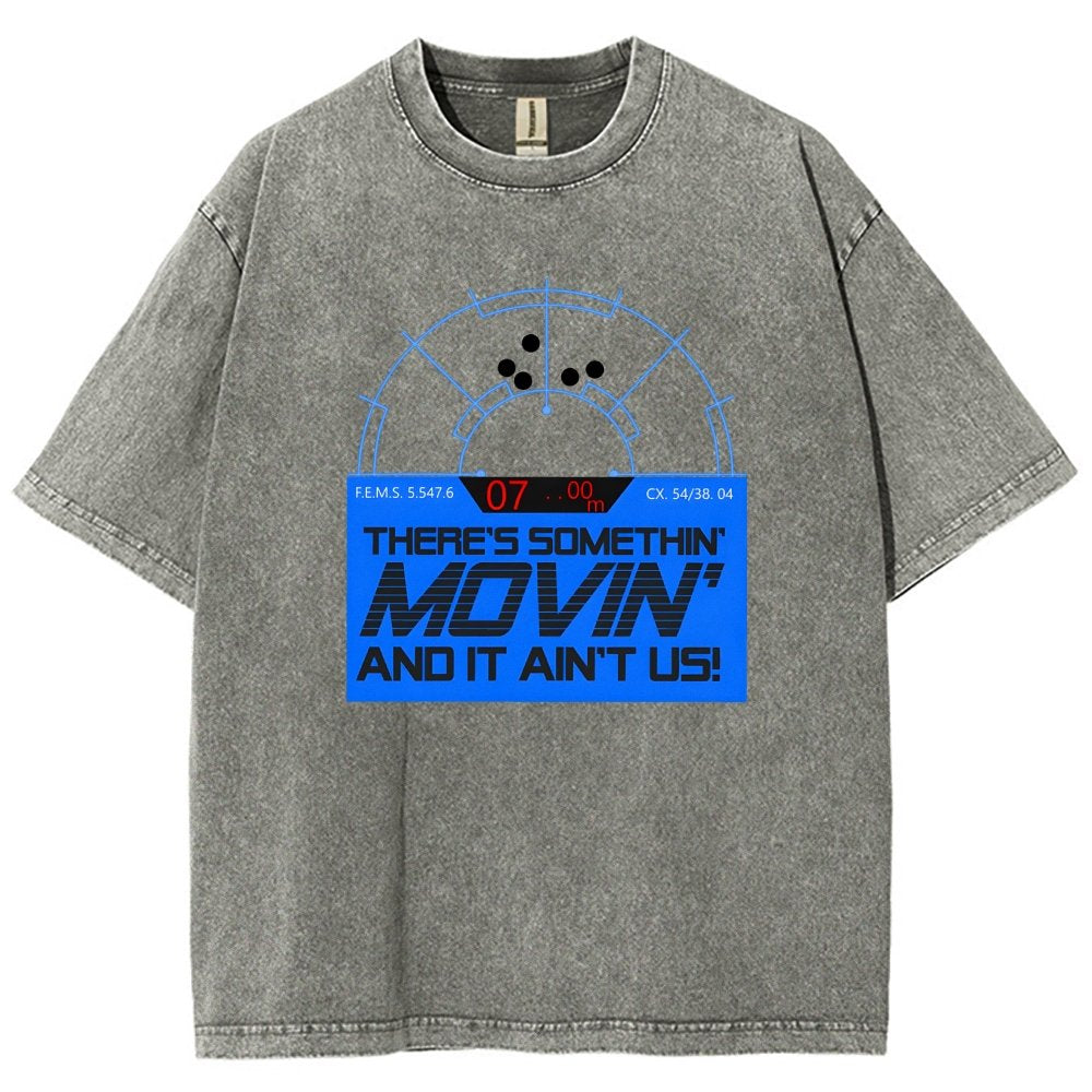 Motion Tracking - Somethin' Movin' Space Corps Vintage Distressed T-shirt