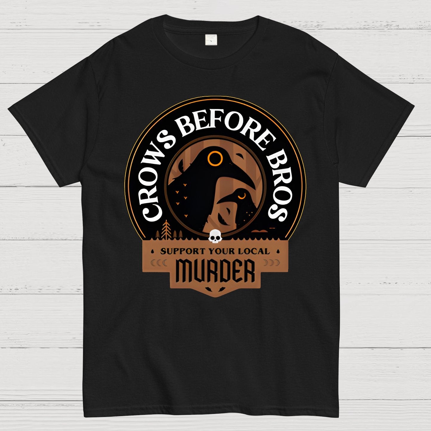 Crows Before Bros Geek T-Shirt
