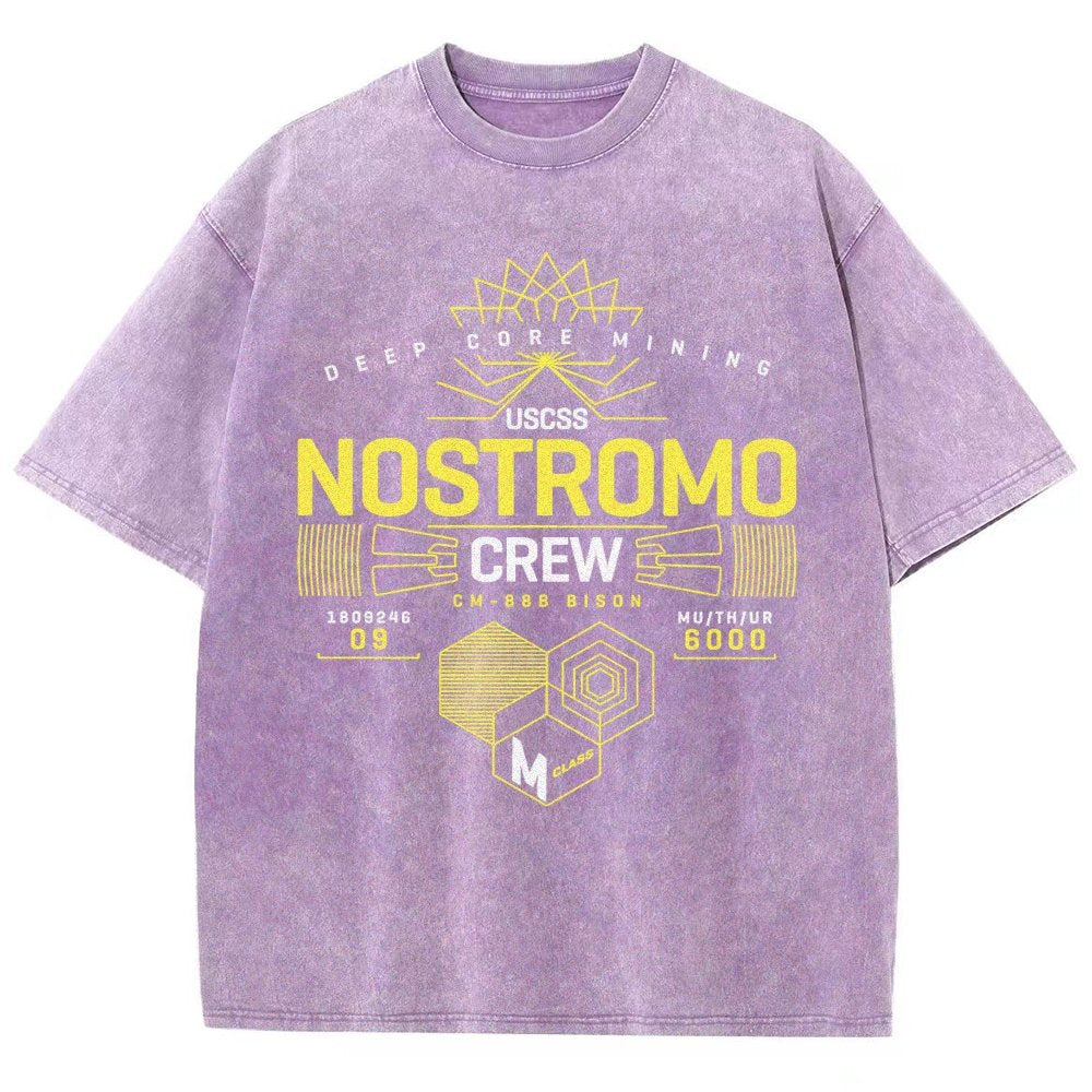 Nostromo Crew Vintage Distressed T-shirt