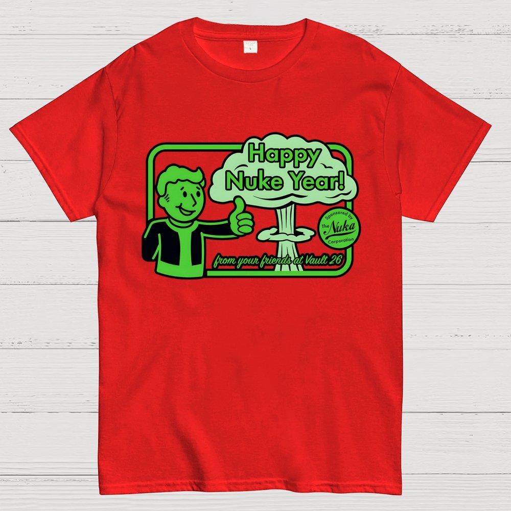 Happy Nuke Year Geek T-Shirt