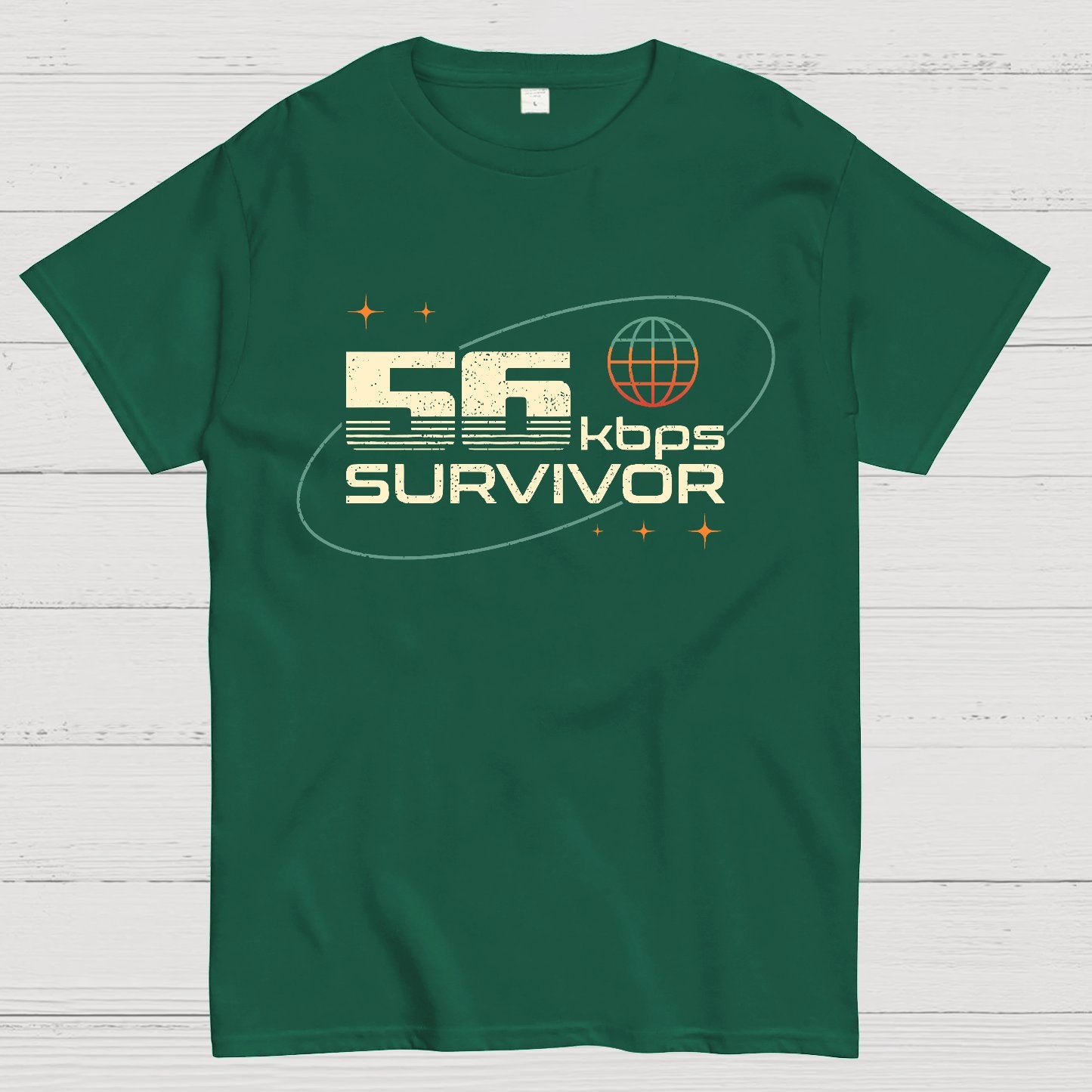 56 Kbps Survivo Buy Now Geek T-Shirt