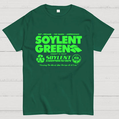 100% Organic Soylent Green Washed Geeky T-Shirt