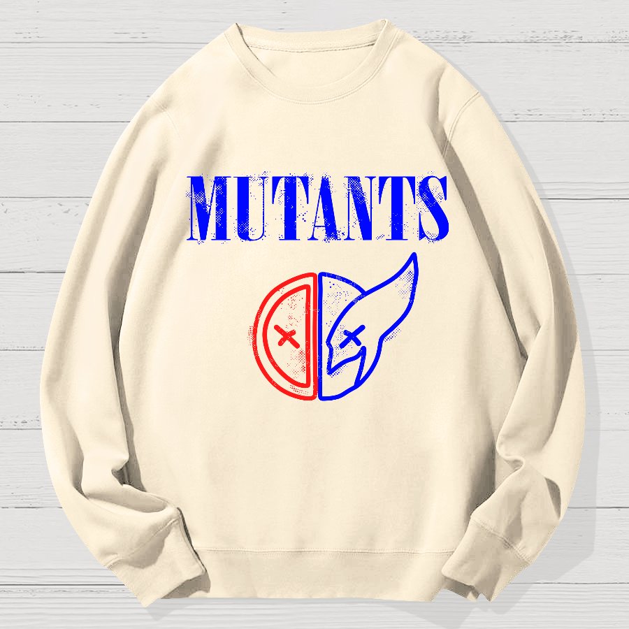 Mutants Band Geek Cotton Sweatshirt