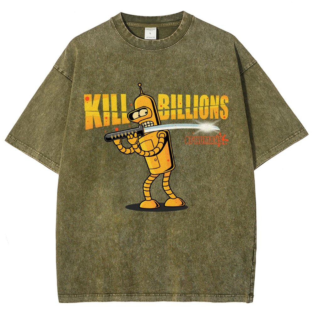 Kill Billions Vintage Distressed T-shirt
