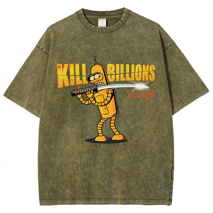 Kill Billions Vintage Distressed T-shirt