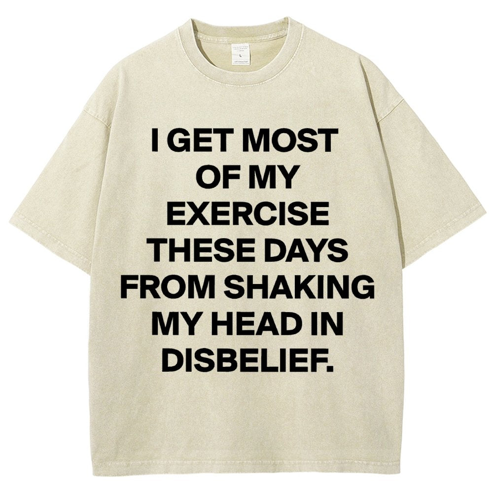 Shaking My Head Sarcastic Vintage Distressed T-shirt