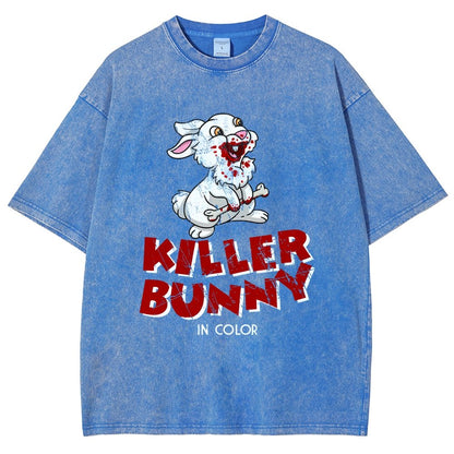 The Killer Bunny Vintage Distressed T-shirt