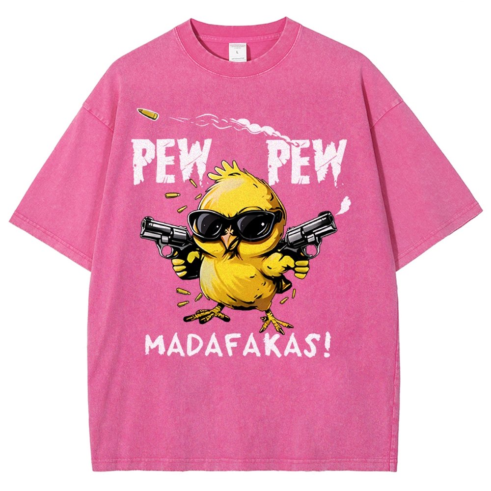 Pew Pew Madafakas! Vintage Distressed T-shirt