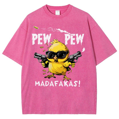 Pew Pew Madafakas! Vintage Distressed T-shirt