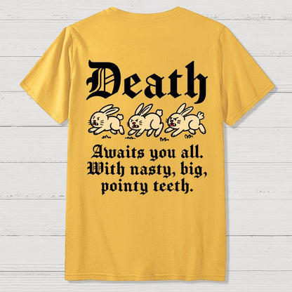 Run Away Front And Back Printing Geek T-Shirt