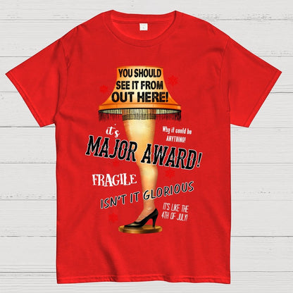 It's a Major Award Leg Lamp Christmas Geek T-Shirt