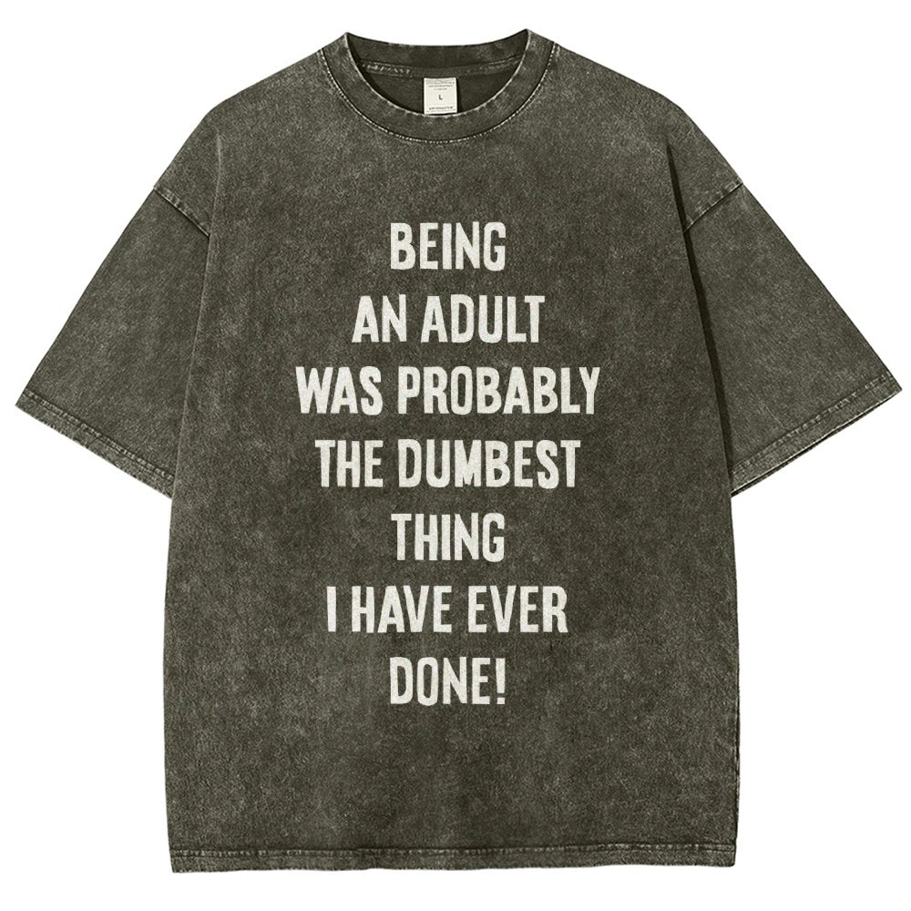 The Dumbest Thing Vintage Distressed T-shirt